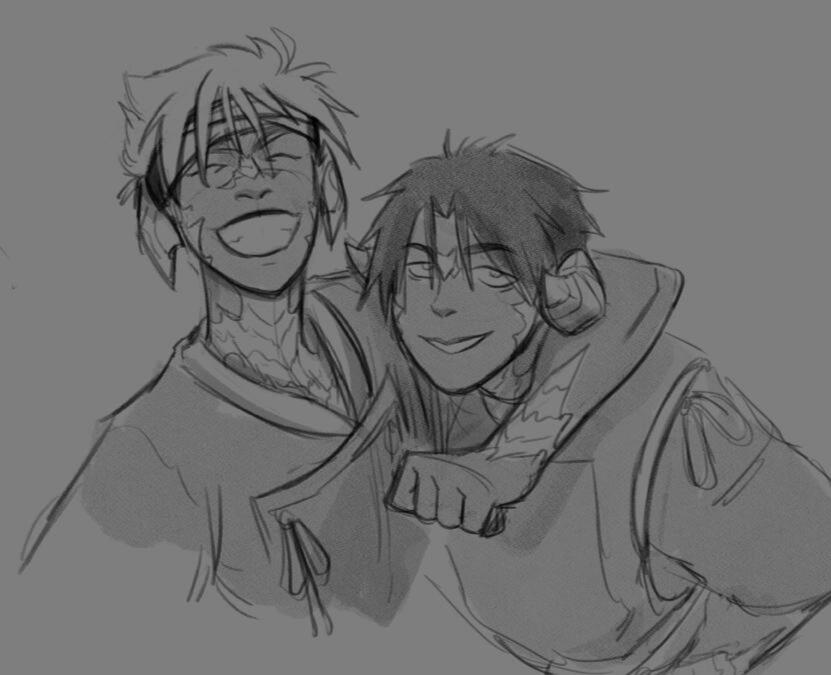 Ridel and his cousin, Nahkal