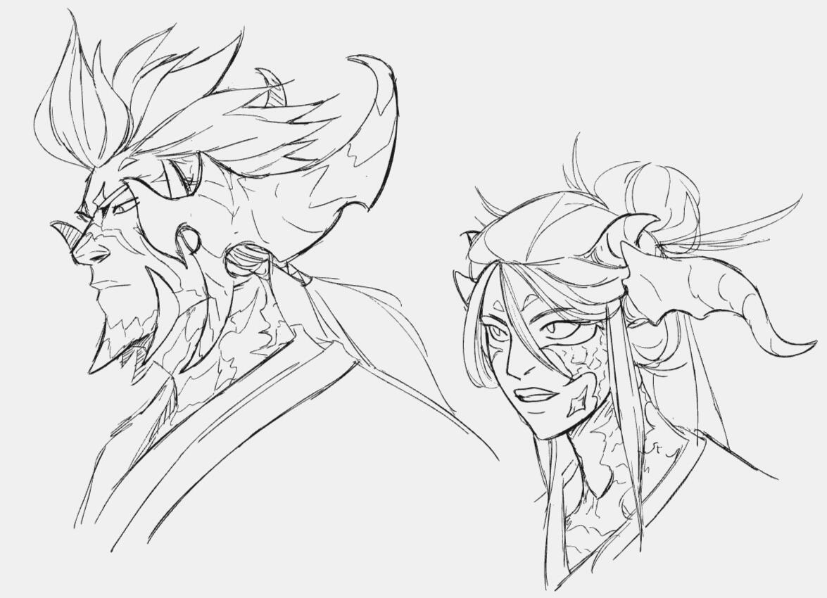 Ridel's parents, Haru and Aisha Ishino